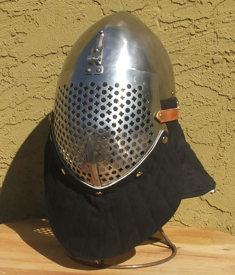 Fiore Sparring Helmet, Mild Steel, Small