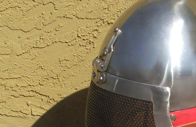 Fiore Sparring Helmet, Mild Steel, Large