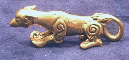 Celtic Dog Bronze Bottle Opener - Click Image to Close